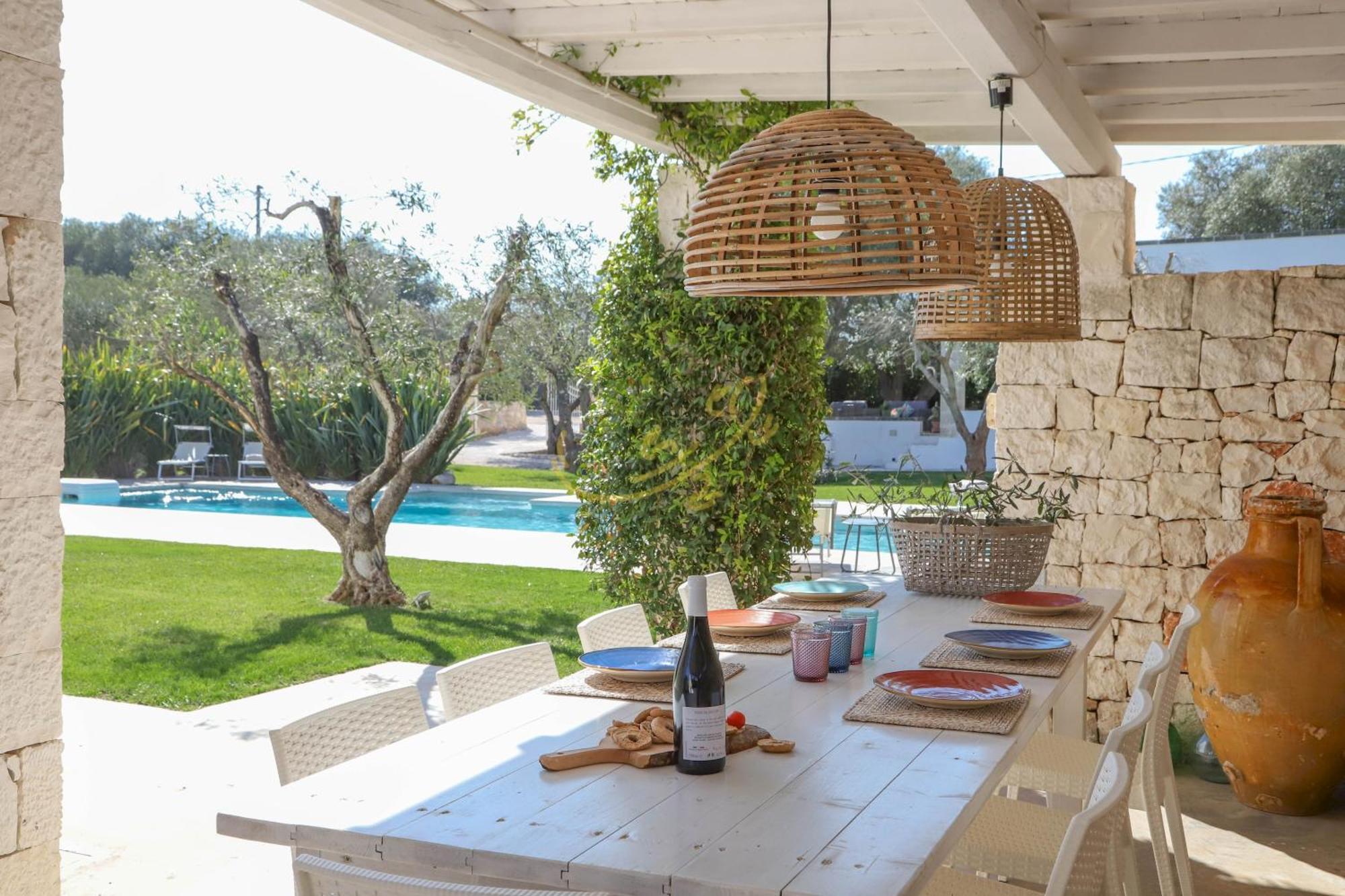 Td Dimora Del Giglio With Organic Garden With Pool Villa Ostuni Buitenkant foto