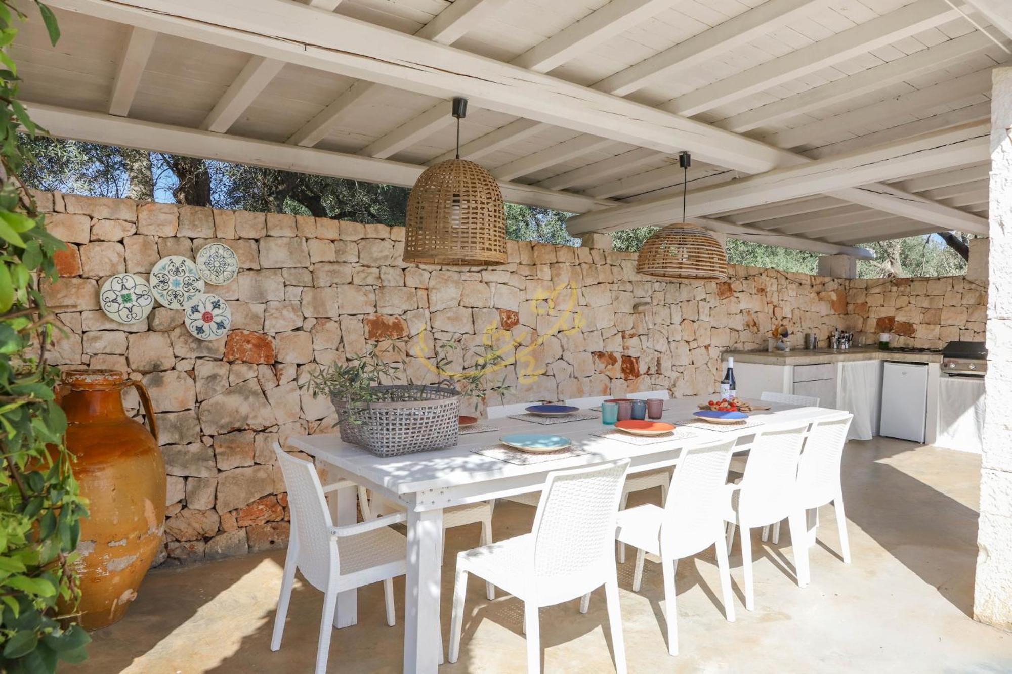 Td Dimora Del Giglio With Organic Garden With Pool Villa Ostuni Buitenkant foto